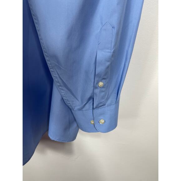 Arrow Men's Poplin Shirt in Blue Size XXL - Picture 5 of 8